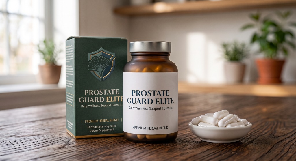 Prostate Guard Elite Kapselit ja Pakkaus